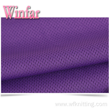 Cool Dry Wicking Polyester Knit  Mesh Fabric